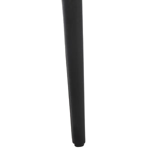 Safavieh Summerset Bar Stool - Contemporary Urban Style With Pu Leather Comfort For Modern Kitchen Spaces Black FOX2016B