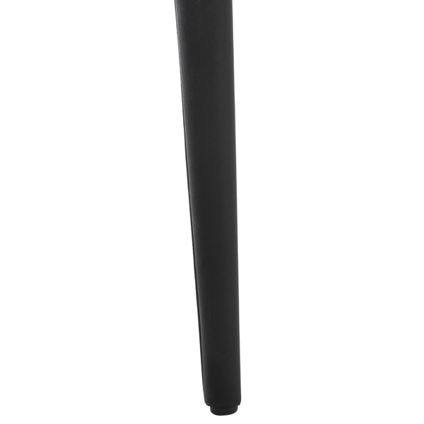 Safavieh Summerset Bar Stool - Contemporary Urban Style With Pu Leather Comfort For Modern Kitchen Spaces Black FOX2016B