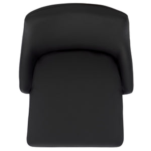 Safavieh Summerset Bar Stool - Contemporary Urban Style With Pu Leather Comfort For Modern Kitchen Spaces Black FOX2016B