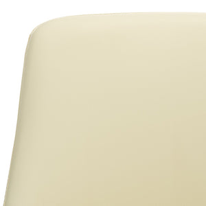 Safavieh Summerset Bar Stool - Contemporary Urban Style With Pu Leather Comfort For Modern Kitchen Spaces Butter Cream FOX2016C