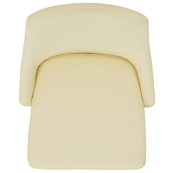 Safavieh Summerset Bar Stool - Contemporary Urban Style With Pu Leather Comfort For Modern Kitchen Spaces Butter Cream FOX2016C