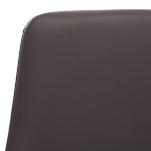 Safavieh Summerset Bar Stool - Contemporary Urban Style With Pu Leather Comfort For Modern Kitchen Spaces Brown FOX2016D