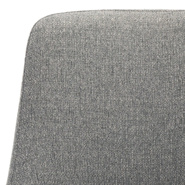 Safavieh Summerset Bar Stool - Contemporary Urban Style With Pu Leather Comfort For Modern Kitchen Spaces Grey Linen FOX2016G