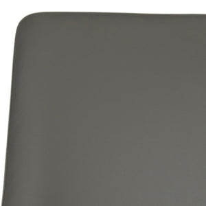 Safavieh Summerset Bar Stool - Contemporary Urban Style With Pu Leather Comfort For Modern Kitchen Spaces Grey FOX2016H