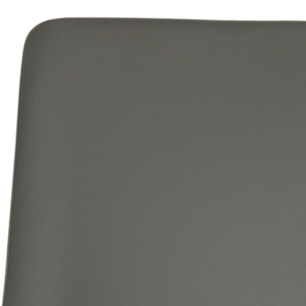 Safavieh Summerset Bar Stool - Contemporary Urban Style With Pu Leather Comfort For Modern Kitchen Spaces Grey FOX2016H
