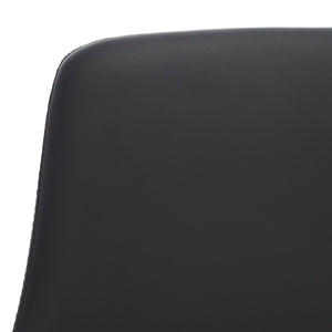 Safavieh SUMMERSET Counter Stools - Modern Minimalist Design for Stylish Kitchen and Bar Seating Solutions Black FOX2017B-SET2