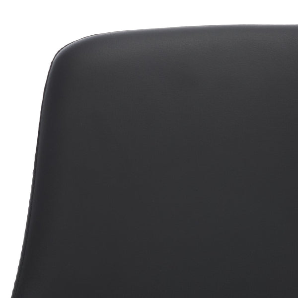 Safavieh SUMMERSET Counter Stools - Modern Minimalist Design for Stylish Kitchen and Bar Seating Solutions Black FOX2017B-SET2