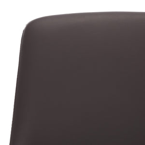 Safavieh SUMMERSET Counter Stools - Modern Minimalist Design for Stylish Kitchen and Bar Seating Solutions Brown FOX2017D-SET2