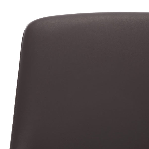 Safavieh SUMMERSET Counter Stools - Modern Minimalist Design for Stylish Kitchen and Bar Seating Solutions Brown FOX2017D-SET2