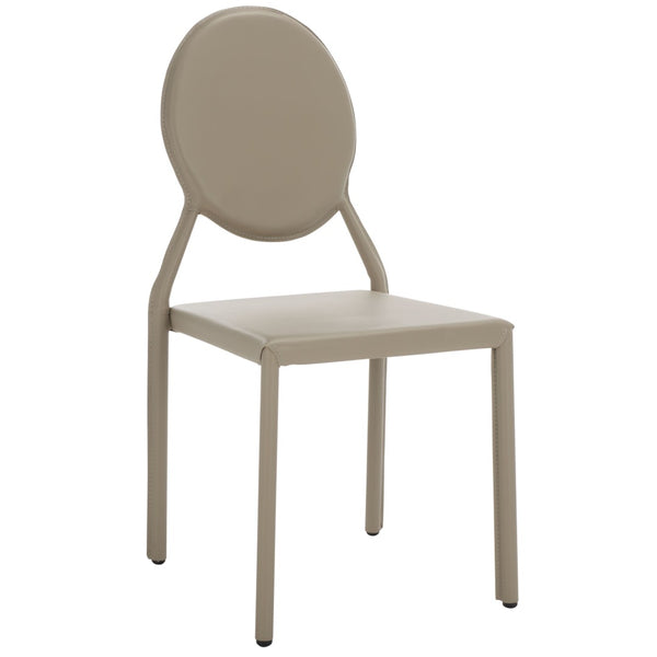 Safavieh WARNER Side Chairs - Contemporary Comfort with Durable Metal Frame for Modern Dining Spaces Grey FOX2018H-SET2