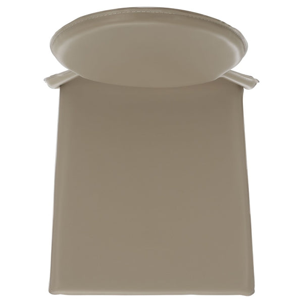 Safavieh WARNER Side Chairs - Contemporary Comfort with Durable Metal Frame for Modern Dining Spaces Grey FOX2018H-SET2