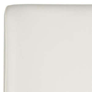 Safavieh GARRETSON Side Chairs - Modern Dining Seating with Sturdy Frame & Sleek Design for Any Space White FOX2019A-SET2