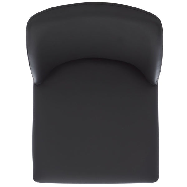 Safavieh GARRETSON Side Chairs - Modern Dining Seating with Sturdy Frame & Sleek Design for Any Space Black FOX2019B-SET2