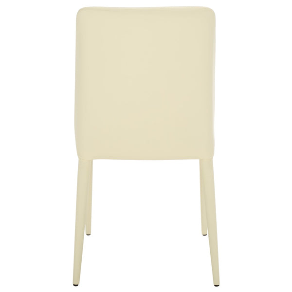 Safavieh GARRETSON Side Chairs - Modern Dining Seating with Sturdy Frame & Sleek Design for Any Space Butter Cream FOX2019C-SET2