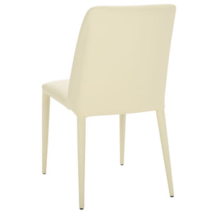Safavieh GARRETSON Side Chairs - Modern Dining Seating with Sturdy Frame & Sleek Design for Any Space Butter Cream FOX2019C-SET2
