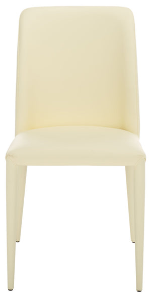 Safavieh GARRETSON Side Chairs - Modern Dining Seating with Sturdy Frame & Sleek Design for Any Space Butter Cream FOX2019C-SET2