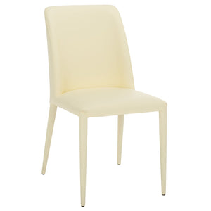 Safavieh GARRETSON Side Chairs - Modern Dining Seating with Sturdy Frame & Sleek Design for Any Space Butter Cream FOX2019C-SET2