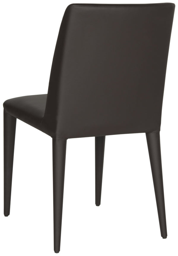 Safavieh GARRETSON Side Chairs - Modern Dining Seating with Sturdy Frame & Sleek Design for Any Space Brown FOX2019D-SET2