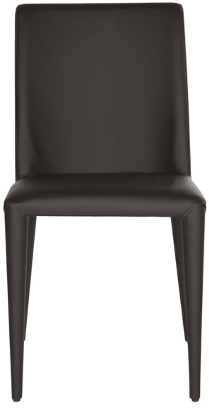 Safavieh GARRETSON Side Chairs - Modern Dining Seating with Sturdy Frame & Sleek Design for Any Space Brown FOX2019D-SET2