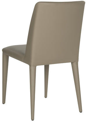 Safavieh GARRETSON Side Chairs - Modern Dining Seating with Sturdy Frame & Sleek Design for Any Space Taupe FOX2019E-SET2