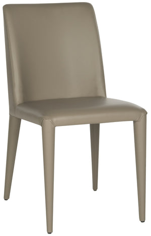 Safavieh GARRETSON Side Chairs - Modern Dining Seating with Sturdy Frame & Sleek Design for Any Space Taupe FOX2019E-SET2