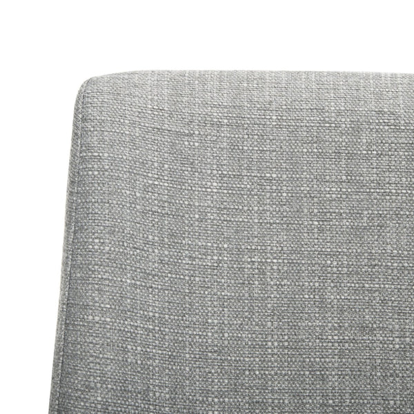 Safavieh GARRETSON Elegant Grey Linen Side Chairs for Contemporary Dining – Comfort & Style in Every Meal FOX2019G-SET2