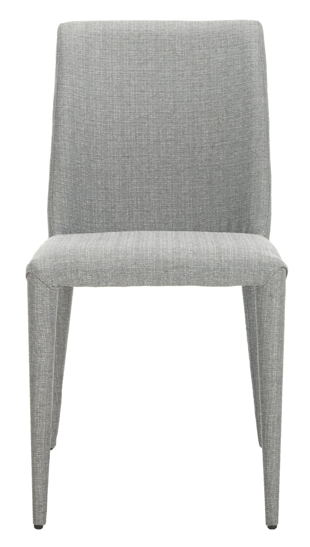 Safavieh GARRETSON Elegant Grey Linen Side Chairs for Contemporary Dining – Comfort & Style in Every Meal FOX2019G-SET2