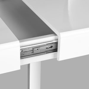 Safavieh Berkley Desk - Modern White Workspace With Chrome Legs, Lift-Top Storage, Perfect For Home Or Office FOX2200A