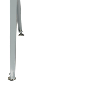 Safavieh Chapman Modern Grey Desk With Floating Top & Tapered Crossed Legs - Stylish, Durable Workspace Solution FOX2208D