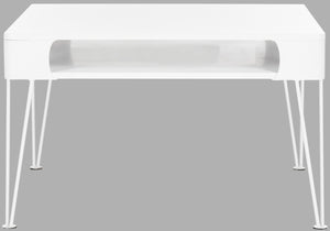 Safavieh Elior Modern Scandinavian Coffee Table With Storage, Sleek White Finish For Stylish Living Spaces FOX2224A