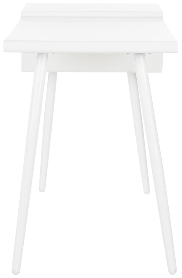 Safavieh Ferli Mid Century Scandinavian Two-Drawer Desk - Stylish Minimalist Design For Modern Workspaces FOX2228A