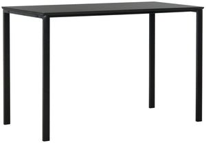 Safavieh Dalit 47" Contemporary Writing Desk – Sleek Minimalist Design For Home Or Office Workspaces Black FOX2231A