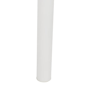 Safavieh Torin 40'' Round Dining Table - Modern Glossy White Finish, Versatile Design For Intimate Gatherings FOX2237A