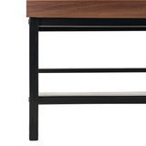 Safavieh Gina Contemporary Lift Top Coffee Table Dark Oak/Black FOX2239A