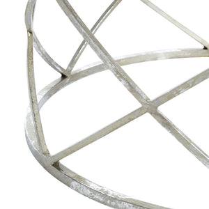 Safavieh Phoebe Elegant Silver Ribbon Accent Table With Dark Cherry Wood Top - Stylish & Versatile Decor Piece FOX2506A
