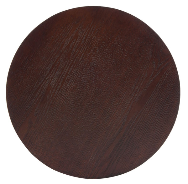 Safavieh Phoebe Elegant Silver Ribbon Accent Table With Dark Cherry Wood Top - Stylish & Versatile Decor Piece FOX2506A