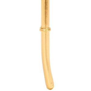 Safavieh Chandler Gold Cross Base Accent Table – Elegant Bamboo-Inspired Design With Glass Top For Small Spaces FOX2513A