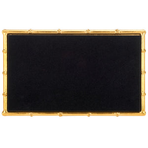 Safavieh Chandler Gold Cross Base Accent Table: Elegant Granite Top & Bamboo-Inspired Design For Any Decor FOX2513B