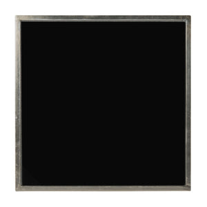 Safavieh Kiley Silver Leaf Accent Table - Modern Elegance With Black Glass Top For Living Room & Bedroom Use FOX2525C