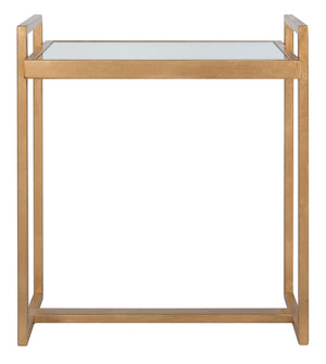 Safavieh Noland Accent Table With Mirrored Top & Gold Finish – Chic, Versatile Design For Any Space FOX2534A