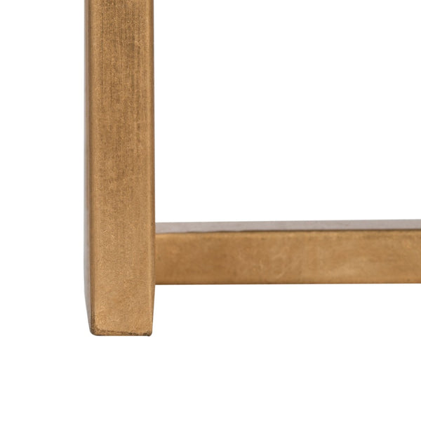 Safavieh Noland Accent Table With Mirrored Top & Gold Finish – Chic, Versatile Design For Any Space FOX2534A