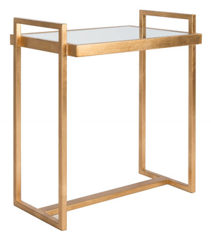 Safavieh Noland Accent Table With Mirrored Top & Gold Finish – Chic, Versatile Design For Any Space FOX2534A