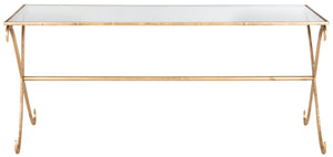 Safavieh Lavar Coffee Table - Elegant Venetian-Inspired Design With Glass Top For Stylish Living Spaces FOX2551A