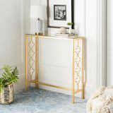 Safavieh Jovanna Console Table Gold/Glass FOX2576A