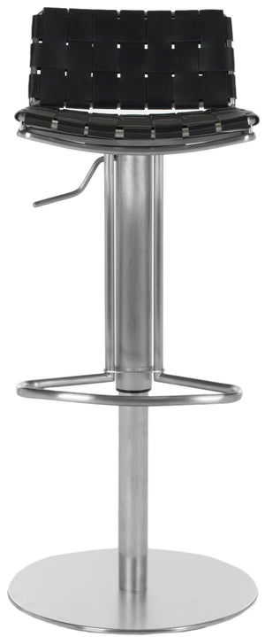 Safavieh Floyd Gas Lift Swivel Bar Stool - Adjustable Height Modern Design For Stylish Comfort In Any Space Black FOX3000B