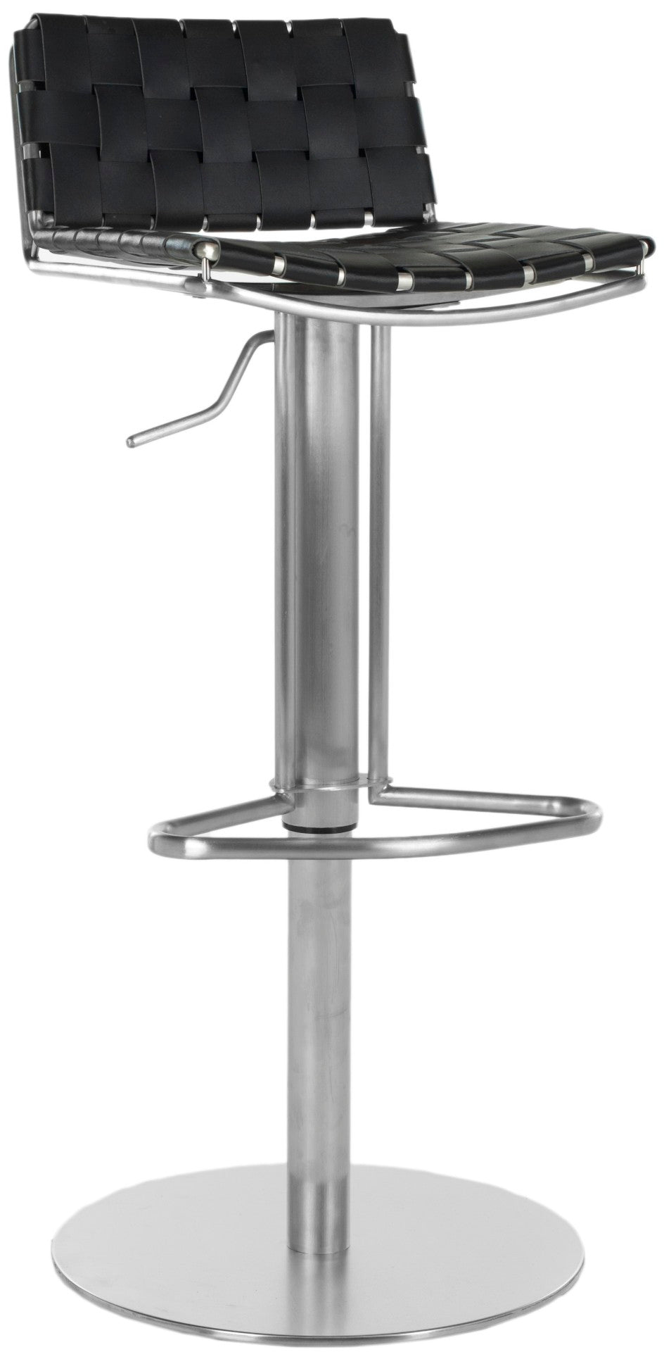 Safavieh Floyd Gas Lift Swivel Bar Stool - Adjustable Height Modern Design For Stylish Comfort In Any Space Black FOX3000B