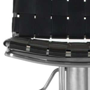 Safavieh Floyd Gas Lift Swivel Bar Stool - Adjustable Height Modern Design For Stylish Comfort In Any Space Black FOX3000B