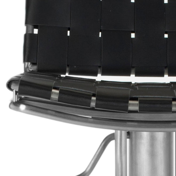 Safavieh Floyd Gas Lift Swivel Bar Stool - Adjustable Height Modern Design For Stylish Comfort In Any Space Black FOX3000B