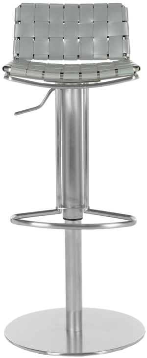 Safavieh Floyd Gas Lift Swivel Bar Stool - Adjustable Height Modern Design For Stylish Comfort In Any Space Grey FOX3000D