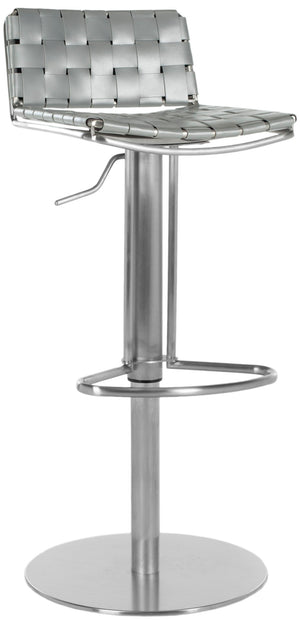 Safavieh Floyd Gas Lift Swivel Bar Stool - Adjustable Height Modern Design For Stylish Comfort In Any Space Grey FOX3000D